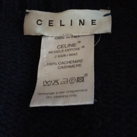 Celine chunky cashmere cowl shawl collared sweater - Picture 4 of 11